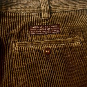 Abercrombie & Fitch Brown Corduroy Pants (36/32)